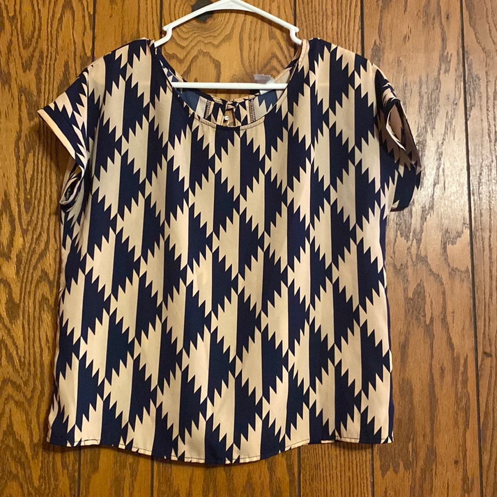Aztec print top